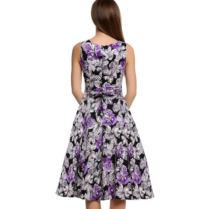 Vintage Floral Maxi Dress