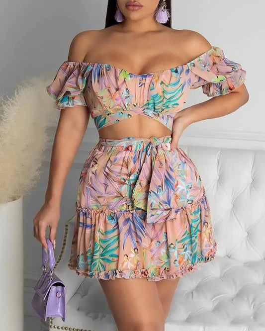 New Women's Floral Print Dress