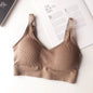 Seamless Cotton Sports Bra, Comfortable and Breathable