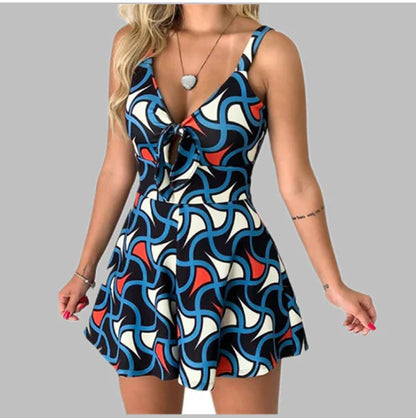 Floral Print Strap Jumpsuit