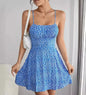 Floral Tie-Neck Dress