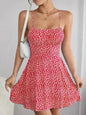 Floral Tie-Neck Dress