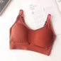 Seamless Cotton Sports Bra, Comfortable and Breathable