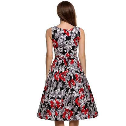 Vintage Floral Maxi Dress