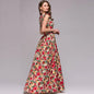 Floral Waist-Defined Dress