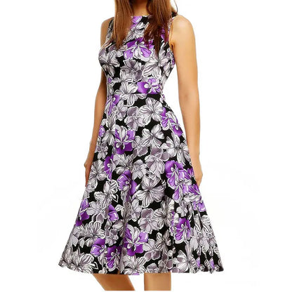 Vintage Floral Maxi Dress